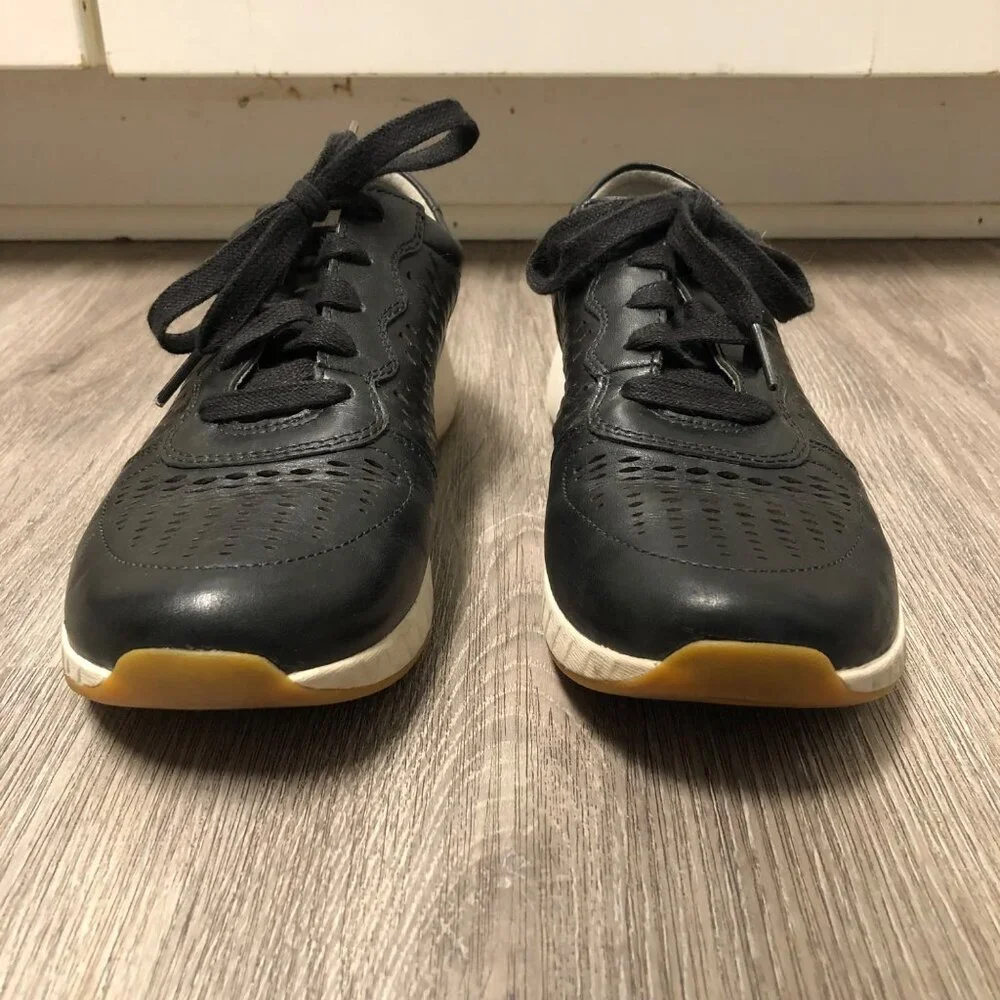 Dansko Women's EU Size 38 Black Genuine Leather Shoes Sneakers Stability Arch